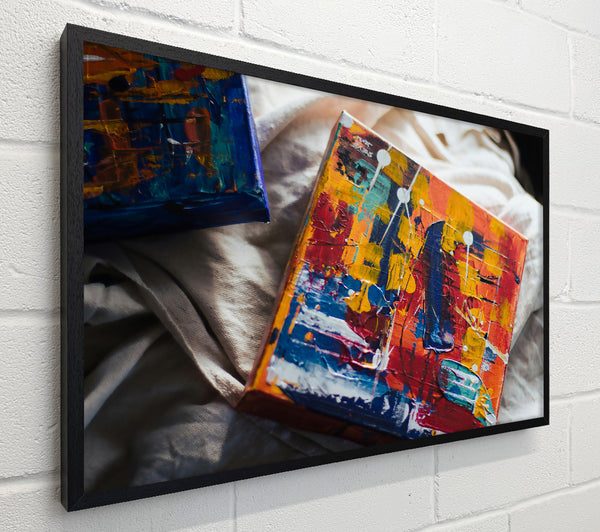 Orange & Blue Abstract