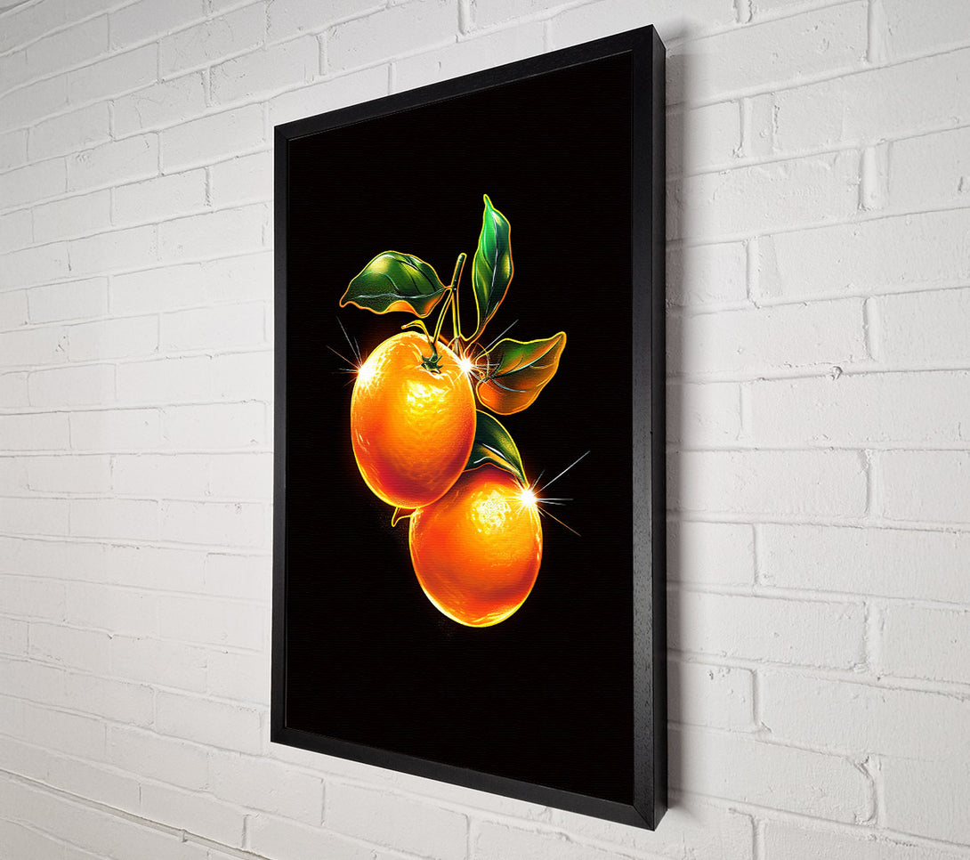  A Canvas Print of Golden Orange Glow Canvas Art