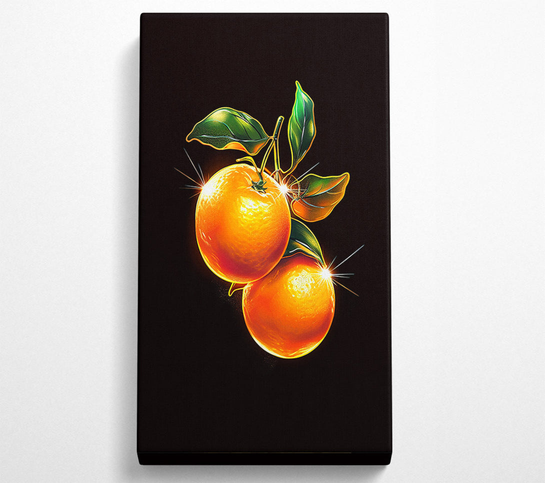  A Canvas Print of Golden Orange Glow Canvas Art