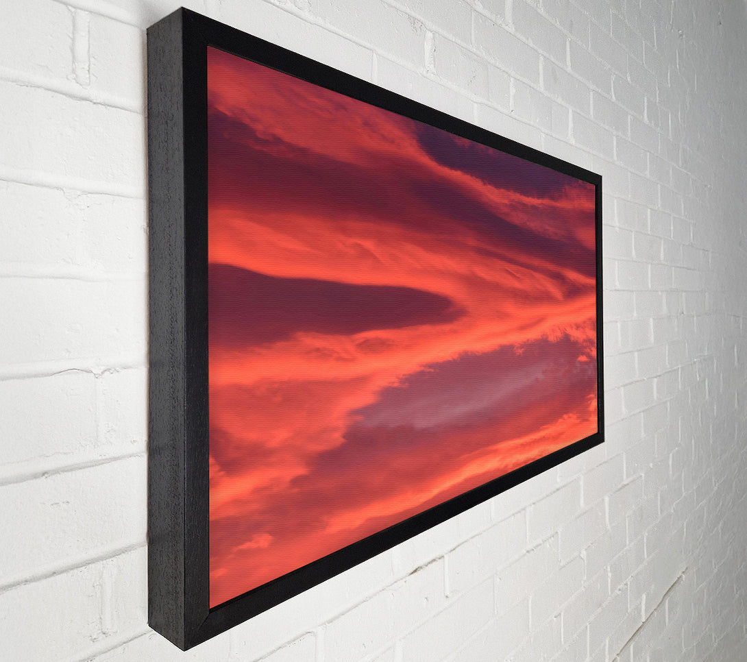  A Canvas Print of Crimson Cloud Symphony Canvas Art