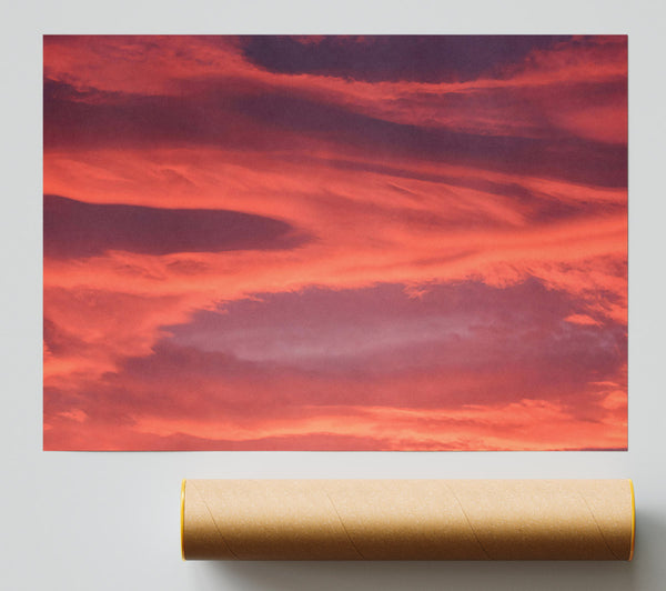 Crimson Cloud Symphony Print