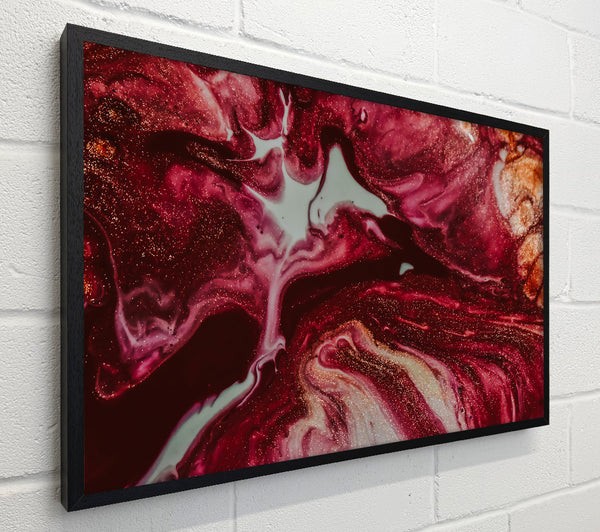 Crimson Swirls And Shine