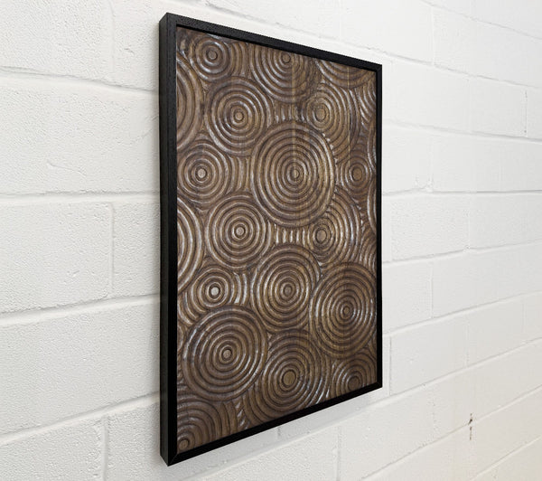 Brown Abstract Circles