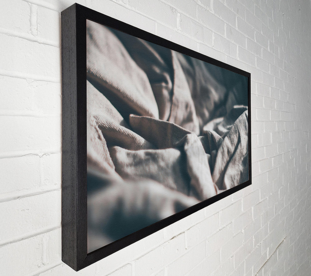  A Canvas Print of White Fabric Folds Canvas Wall Art