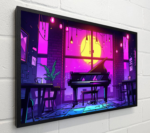 Purple Sunset Piano Bar