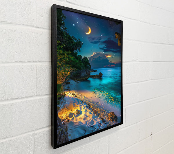 Blue Moonlight Beach