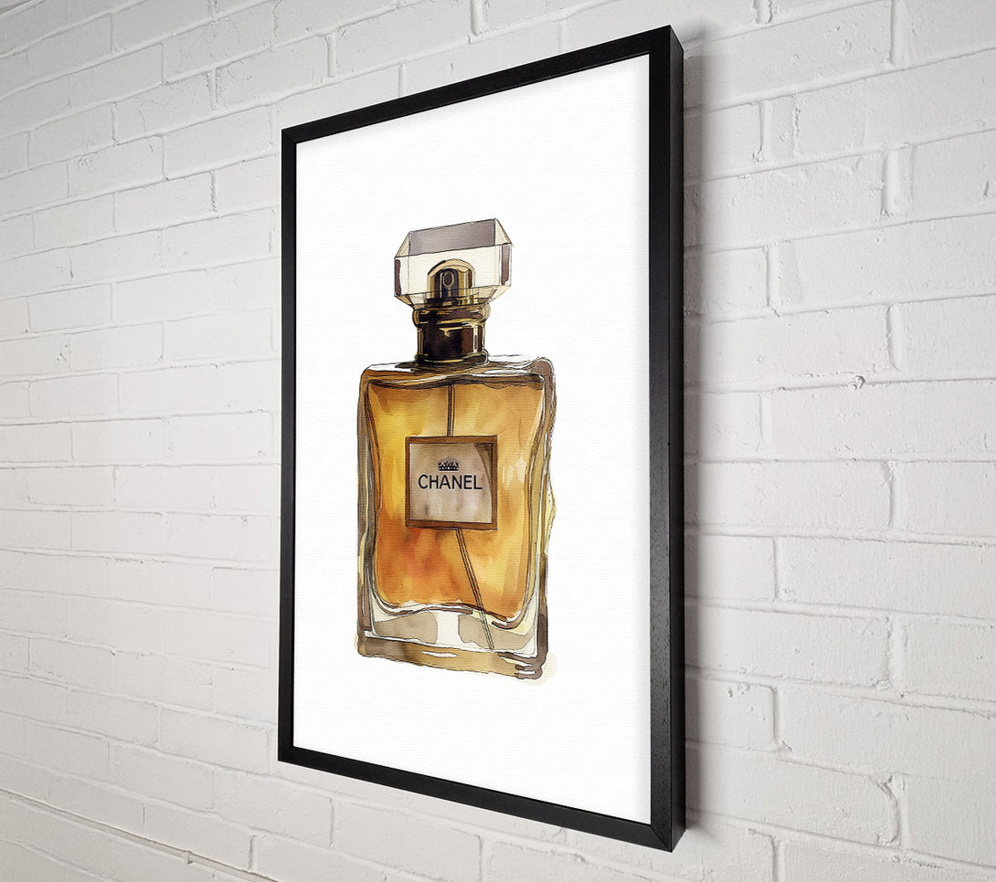  A Canvas Print of Brown Chanel Bottle Canvas Art