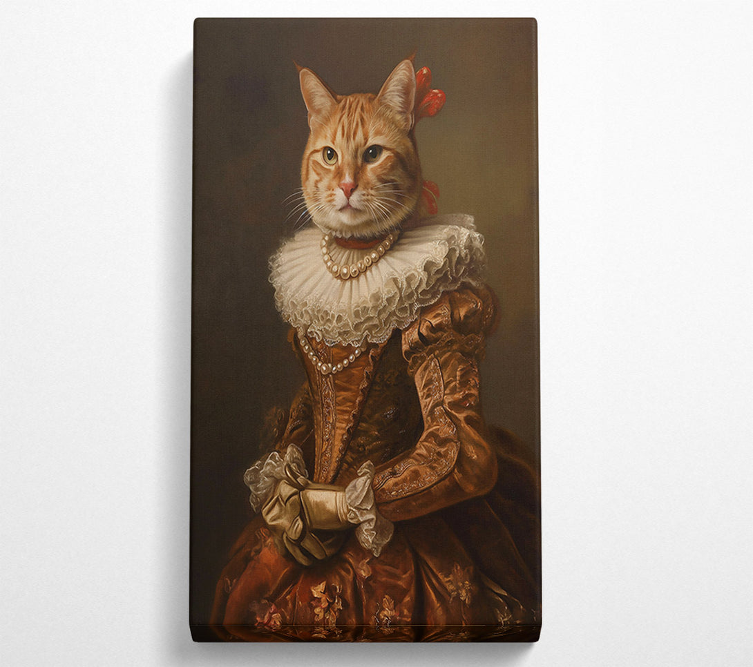  A Canvas Print of Golden Feline Countess Canvas Art
