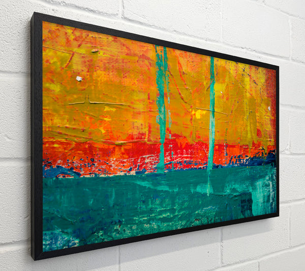 Teal Sunset Hues
