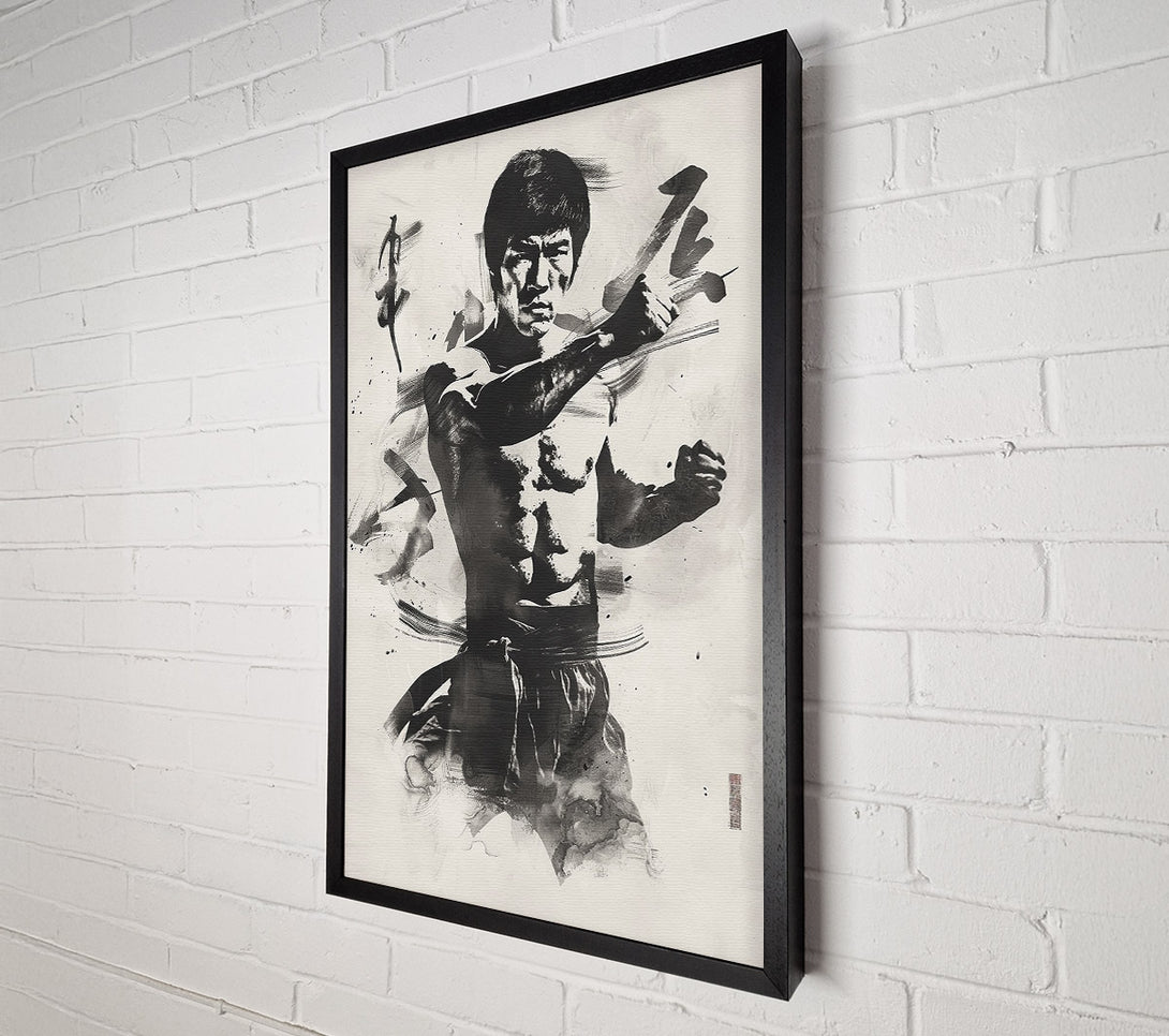  A Canvas Print of Bruce Lee Canvas Art