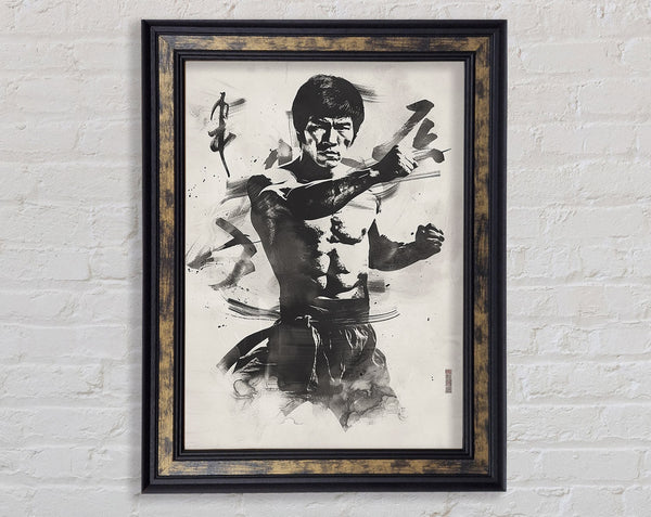 Bruce Lee Framed Print