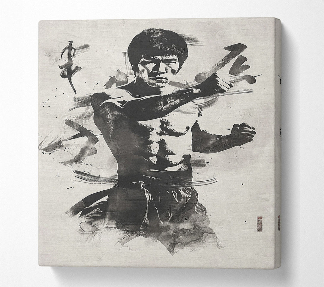  A Canvas Print of Bruce Lee Canvas Art