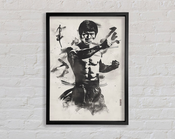 Bruce Lee Framed Print