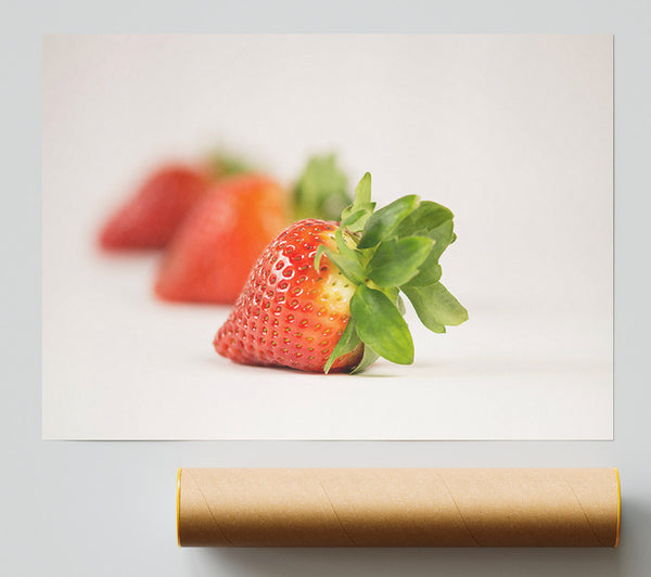 Red Strawberry Delight Poster