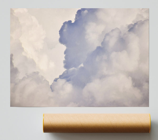 Pale Blue Cumulus Giclee Print