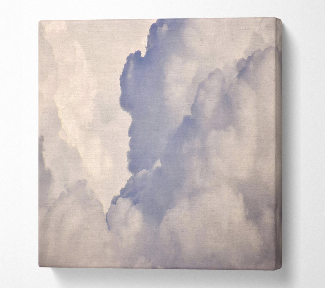  A Canvas Print of Pale Blue Cumulus Canvas Print