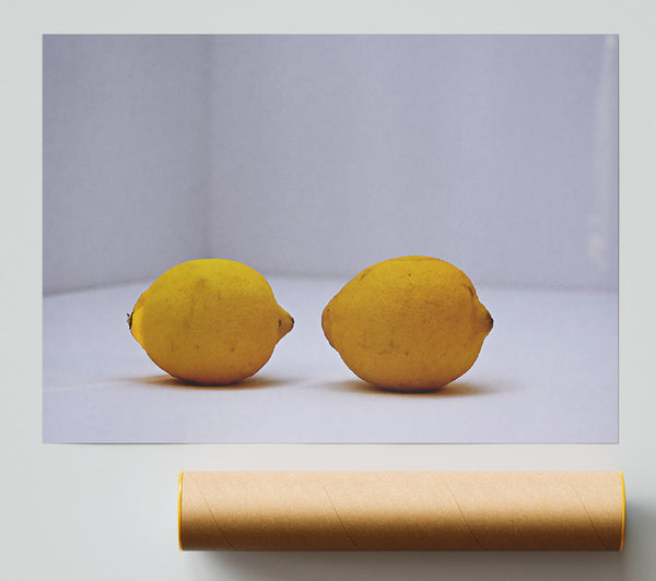 Yellow Lemon Duo Poster