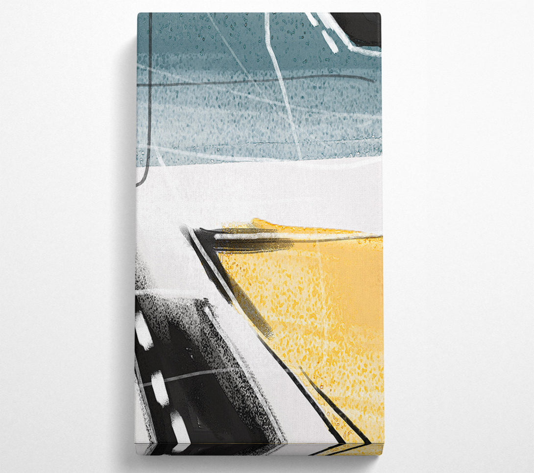  A Canvas Print of Brush Stroke Abstract Canvas Print