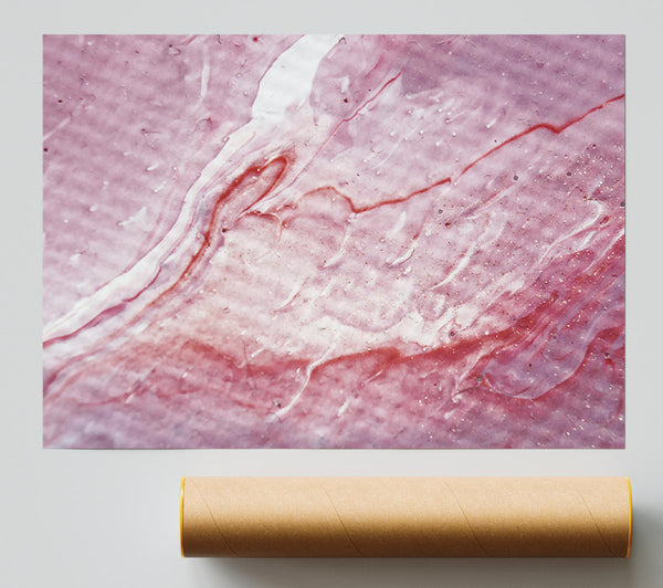 Rose Gold Swirls Print