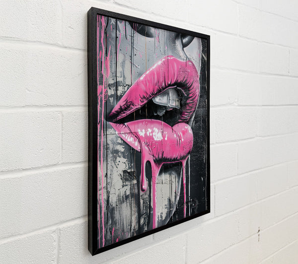 Pink Drip Graffiti