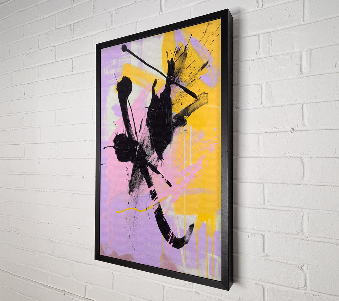  A Canvas Print of Brush Strokes Canvas Art
