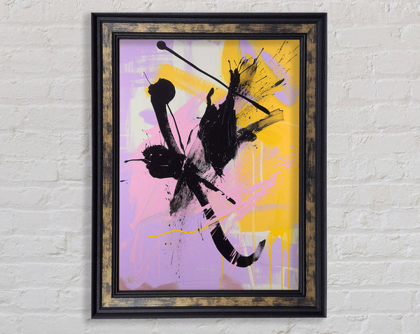 Brush Strokes Framed Print
