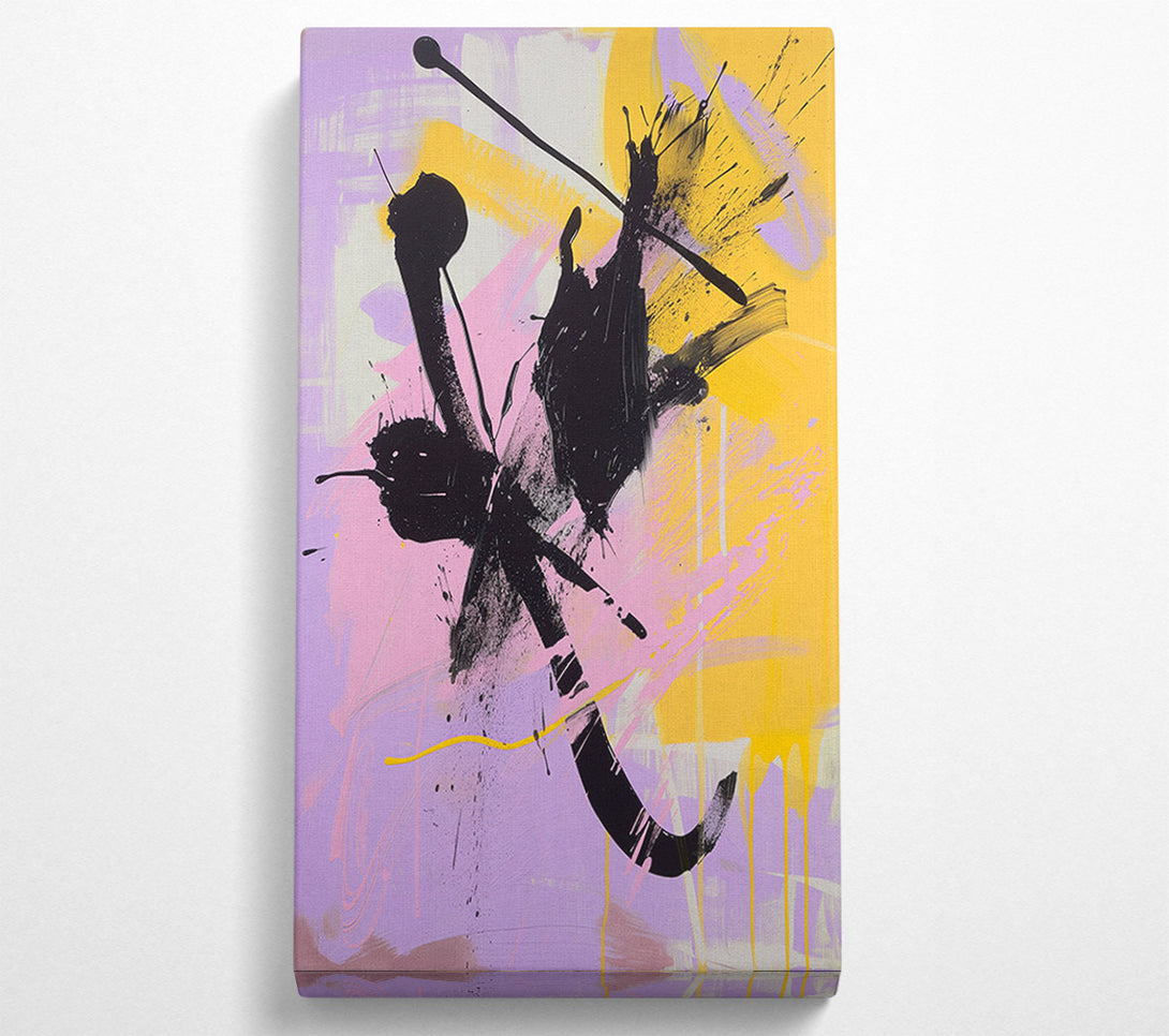  A Canvas Print of Brush Strokes Canvas Art