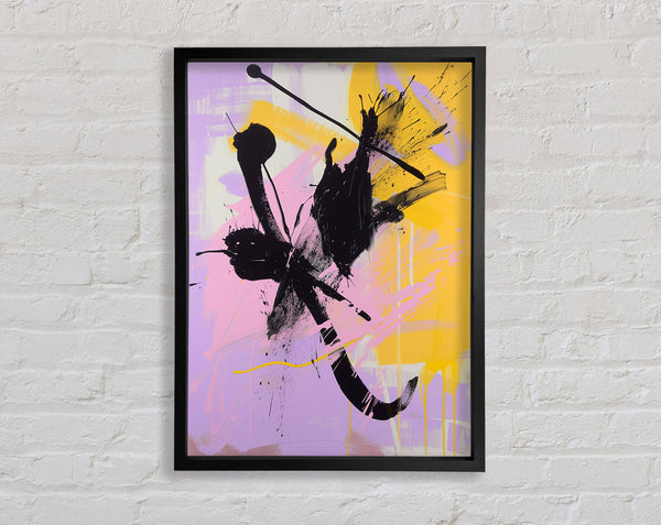Brush Strokes Framed Print