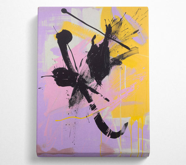  A Canvas Print of Brush Strokes Canvas Art