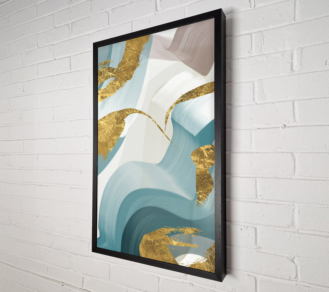  A Canvas Print of Brush Waves Canvas Print