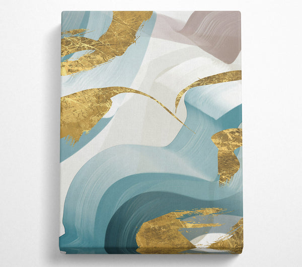  A Canvas Print of Brush Waves Canvas Print