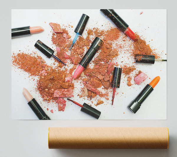 Burnt Orange Breakdown Giclee Print