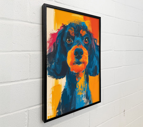 Brushstroke Dog Colour