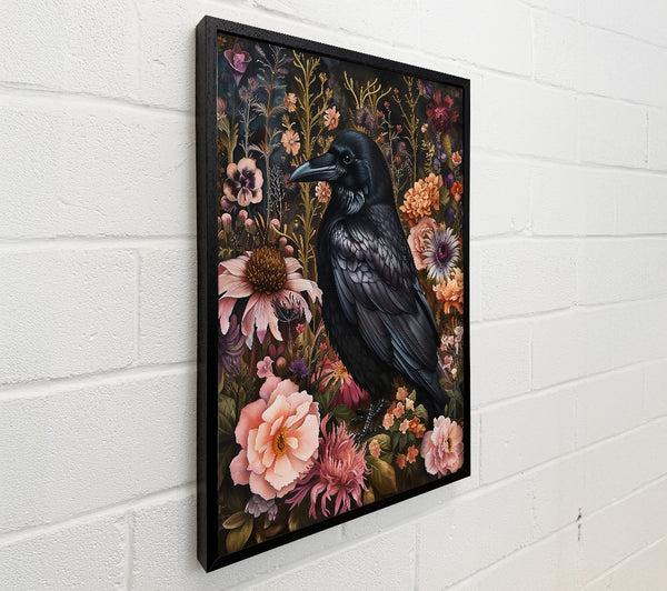 Black Raven In Bloom