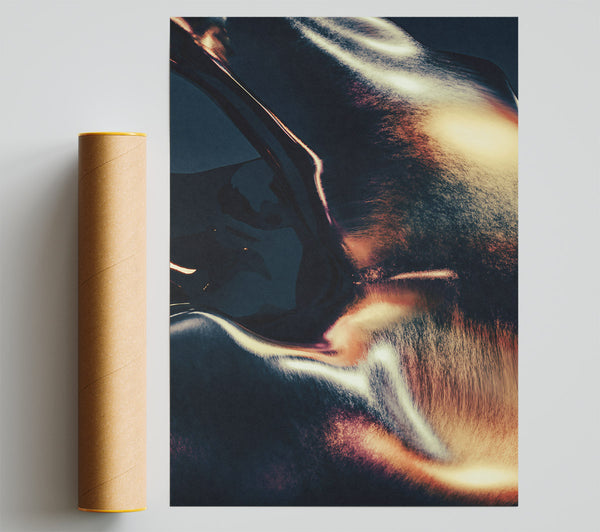 Golden Light Flowing Print