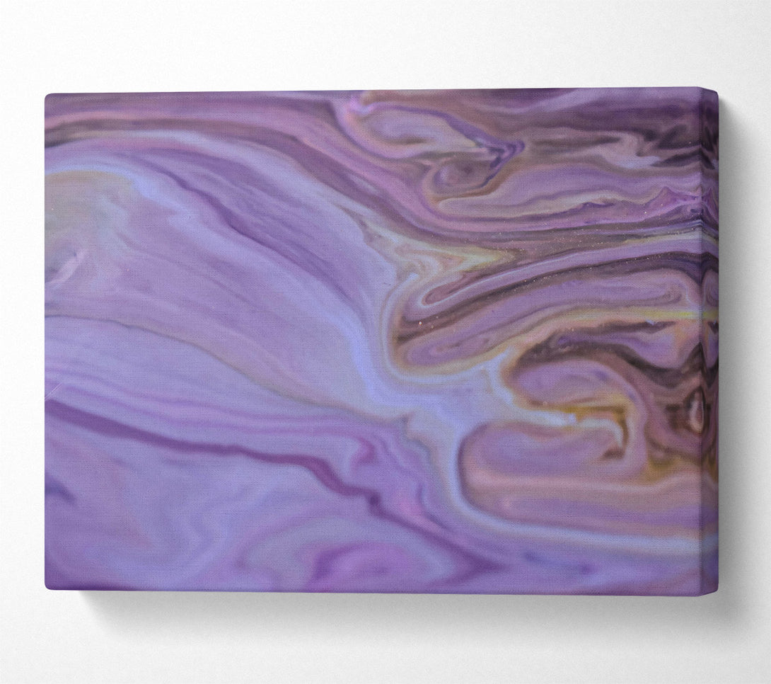  A Canvas Print of Lavender Swirling Dreams Canvas Wall Art
