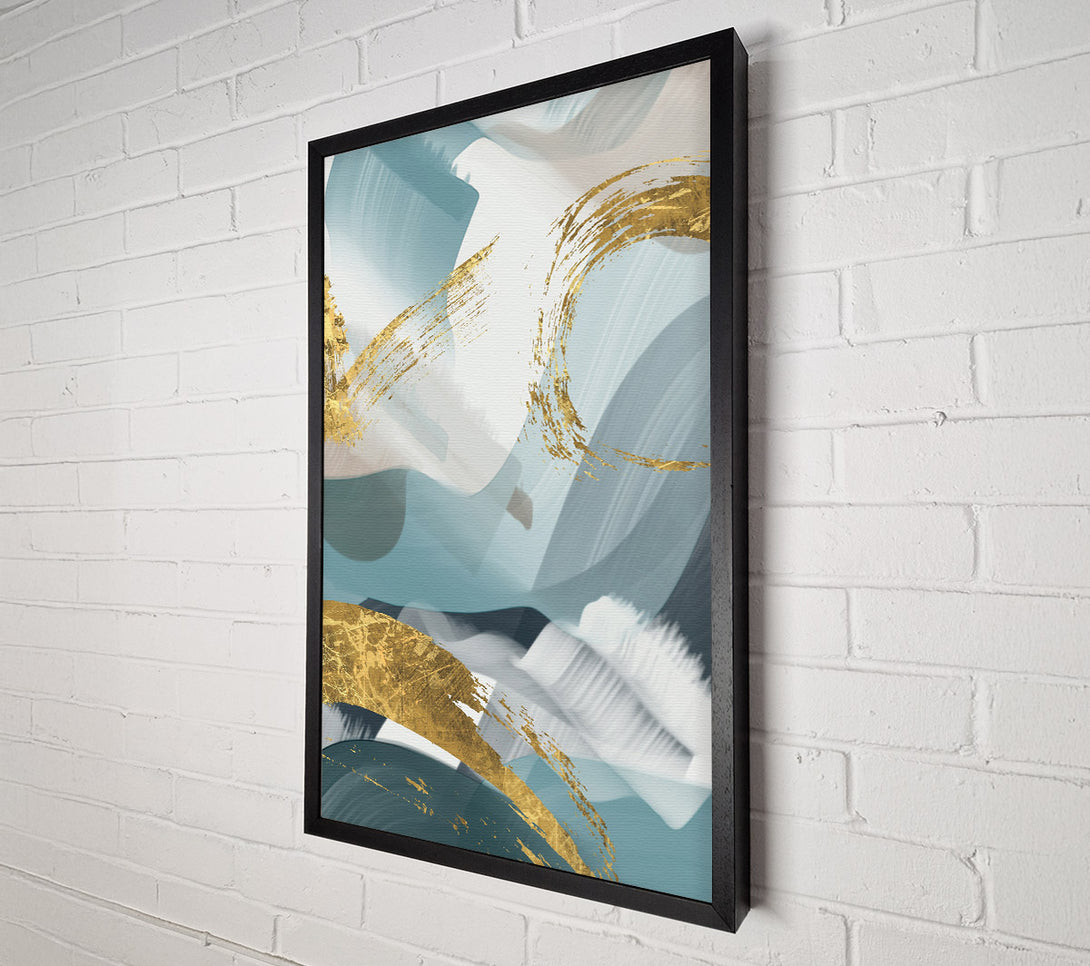 A Canvas Print of Brushstroke Canvas Wall Art