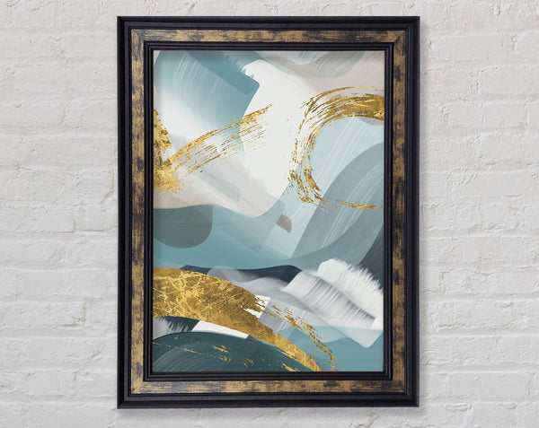 Brushstroke Framed Print