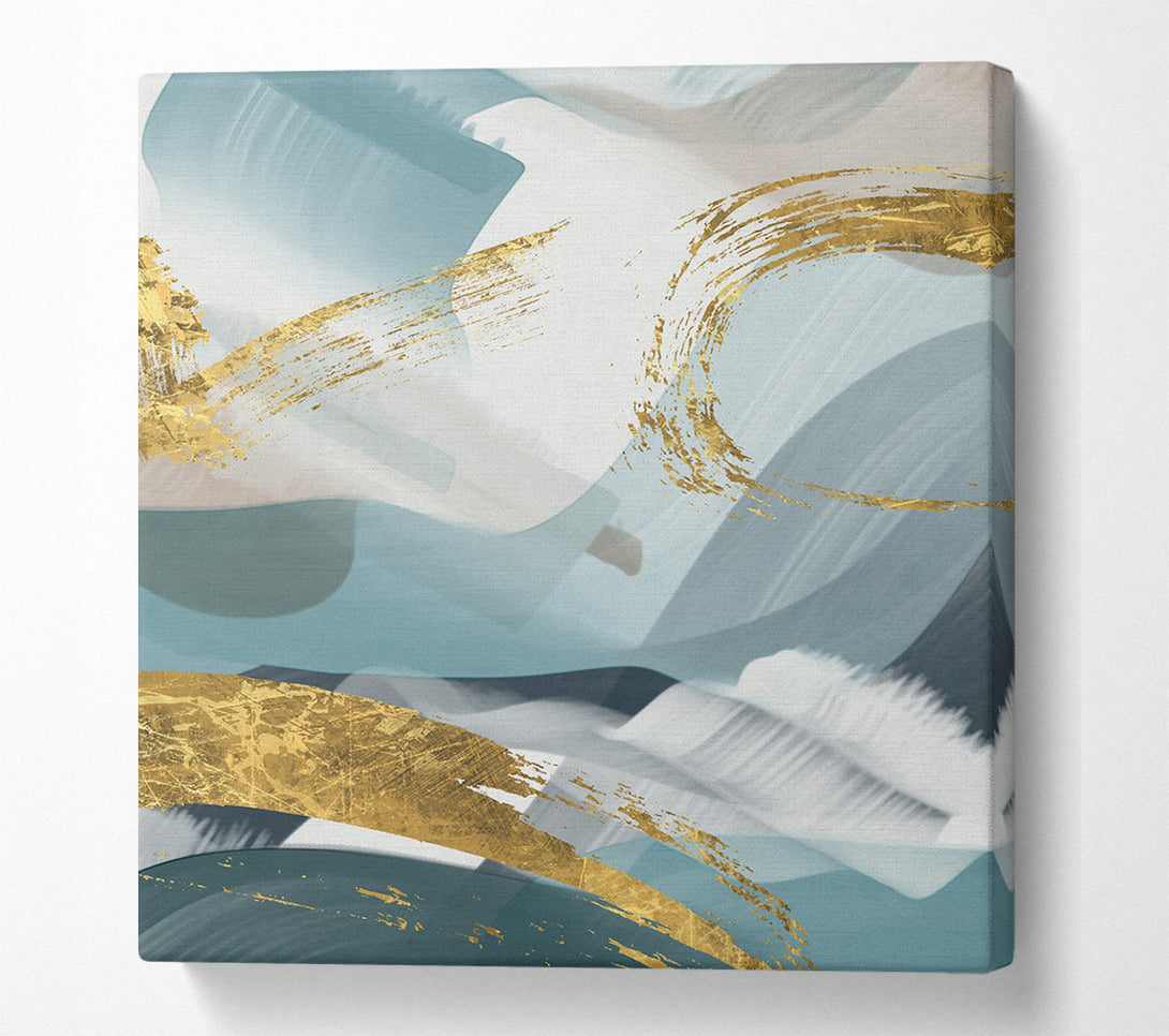  A Canvas Print of Brushstroke Canvas Wall Art