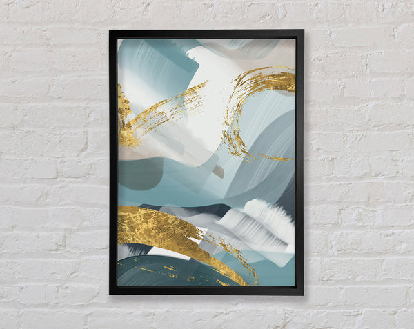 Brushstroke Framed Print