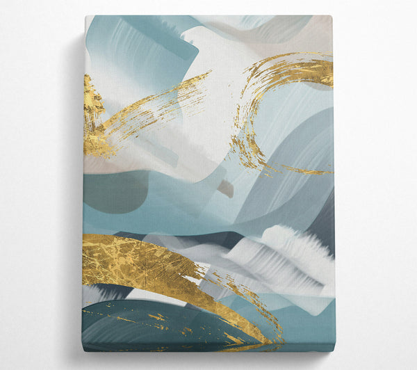  A Canvas Print of Brushstroke Canvas Wall Art