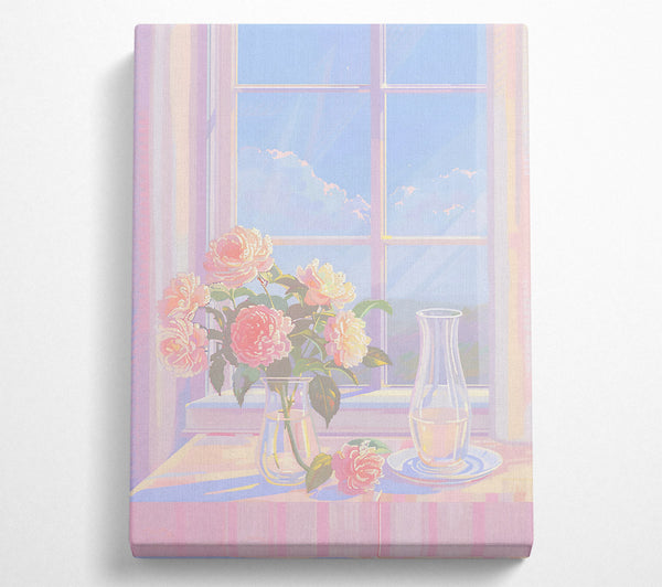 Pink Windowsill Still Life