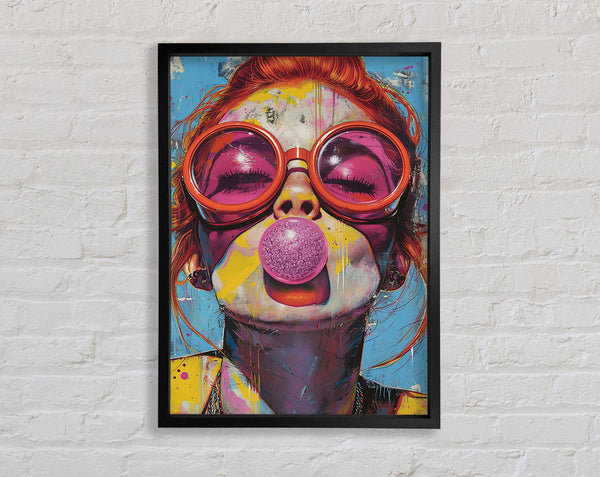 Bubble Gum Pop Framed Print