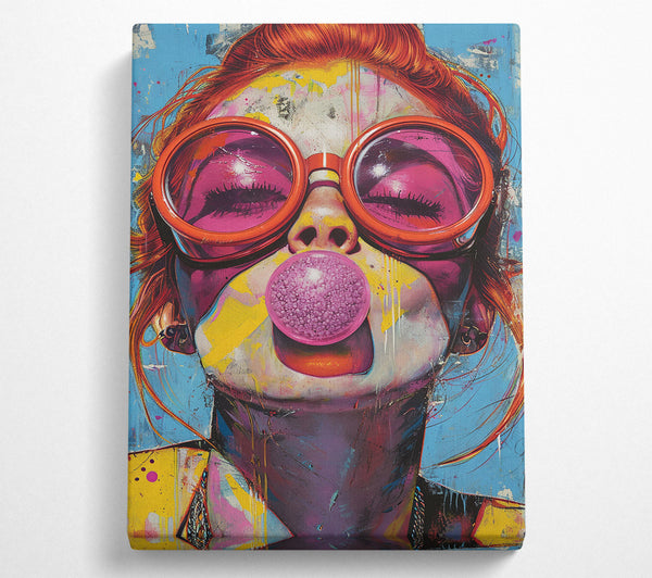  A Canvas Print of Bubble Gum Pop Canvas Wall Art