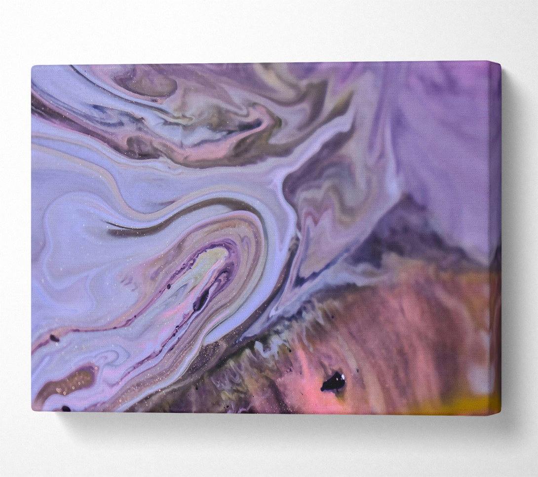  A Canvas Print of Lavender Swirling Dreams Canvas Wall Art