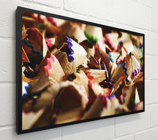 Colorful Wood Shavings