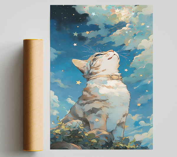 Blue Sky Wishes Print