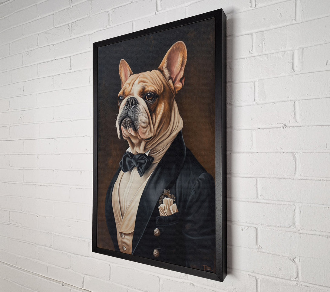  A Canvas Print of Bulldog Smart Canvas Print