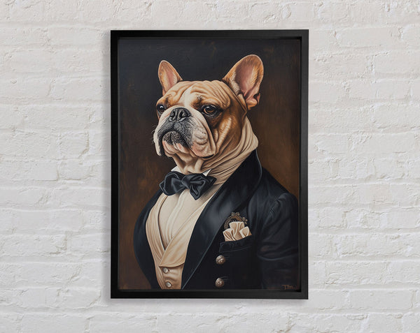 Bulldog Smart Framed Print