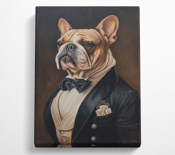  A Canvas Print of Bulldog Smart Canvas Print